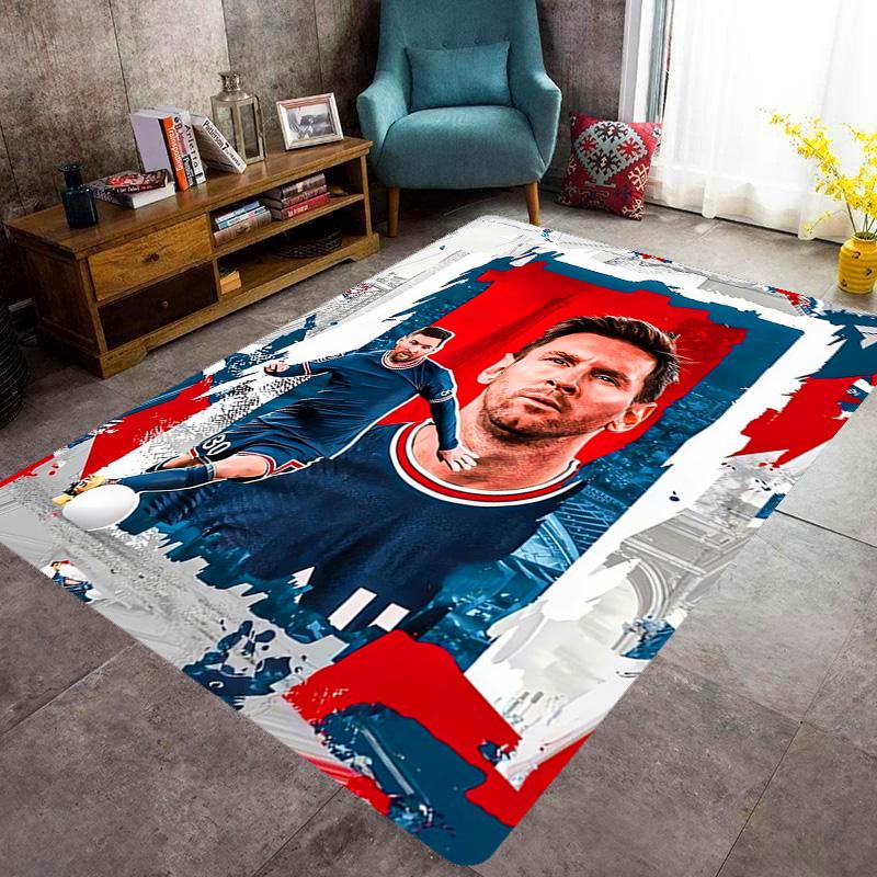 Ziel Messi: Triumph Rosa Teppich Fußmatte Druck Schutzpolster Kunst Badezimmerteppich