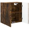 Wall Mounted Cabinet Smoked Oak Finish 59 x 31 x 60 cm Engineered Wood