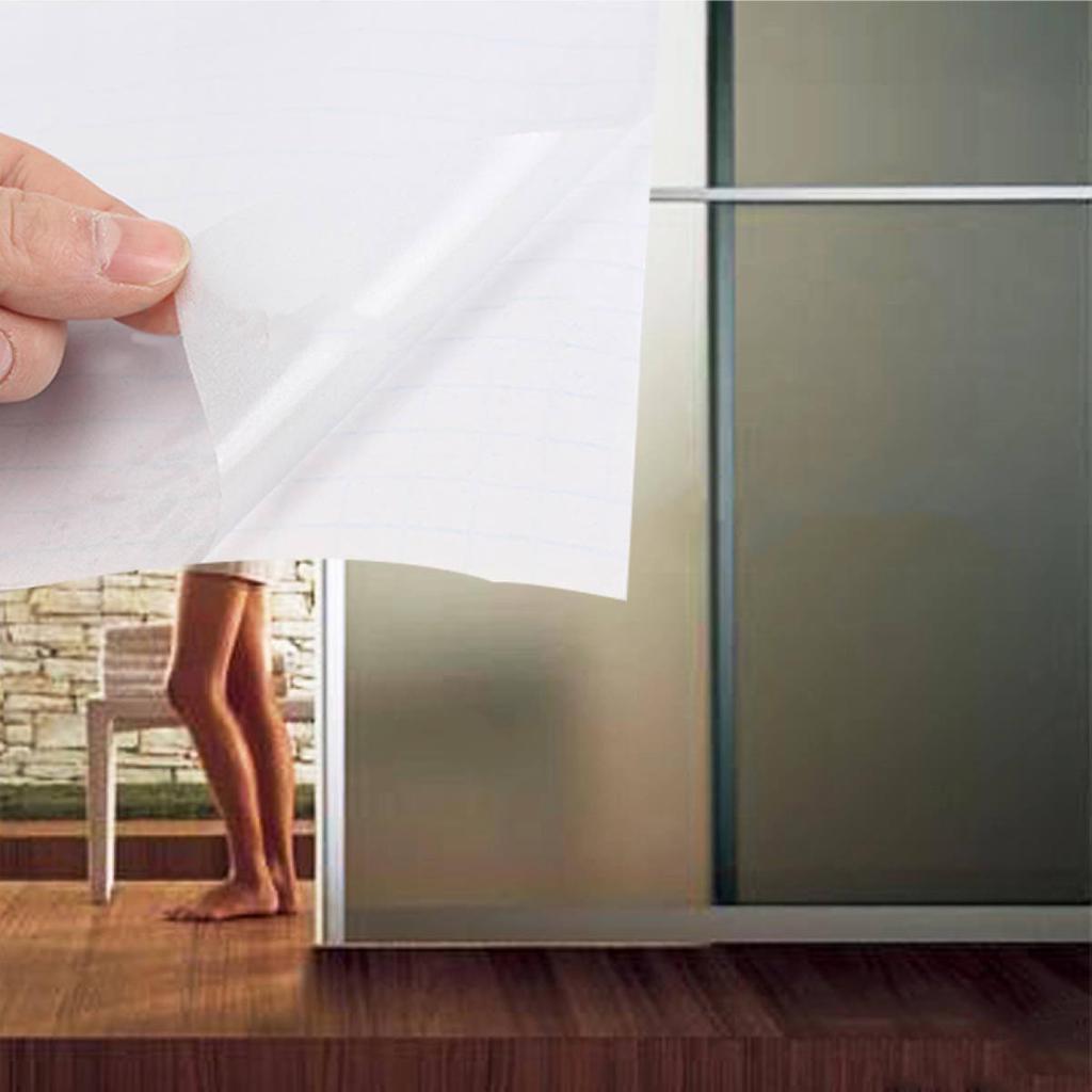 60x200cm Privacy Frosted Window Tint Glass Self Adhesive Tinted Film Home Office