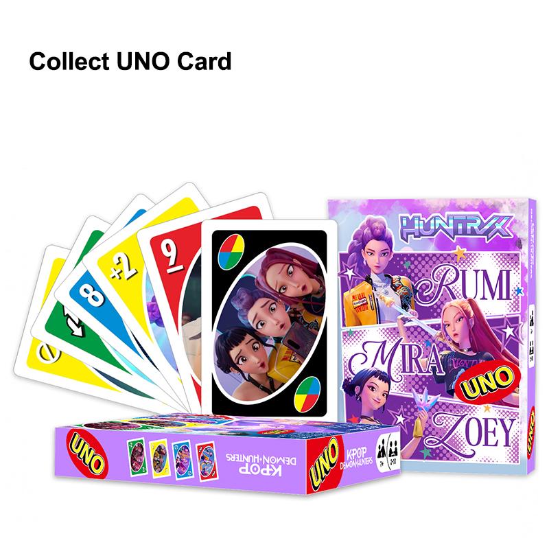 120 sztuk Zestaw Kart do Gry Stołowej Zabawne K-Pop Łowcy Demonów Karty do Pokera Karty z Karami Gra Planszowa na Imprezę Rekwizyt Karty Kolekcjonerskie