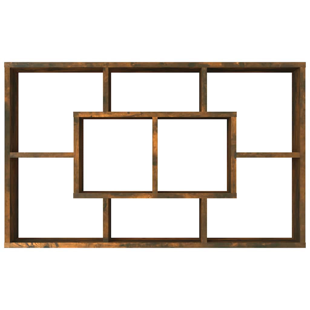 Wall Shelf Smoked Oak 85 x 16 x 52.5 cm Particleboard