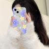 Ins Retro Flower for iPhone17promax Mobile Phone Case Apple 14 Simple 13/16 Niche 15 Airbag