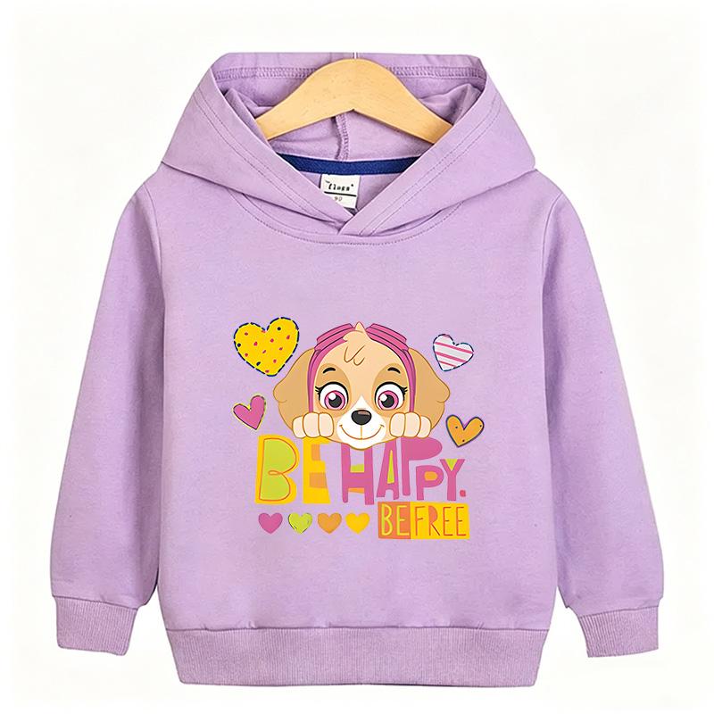 Skye Girls Hoodie Pullover Cartoon Children Hoodie Toddled Girls Teen Spring Autumn 4 To14 Y