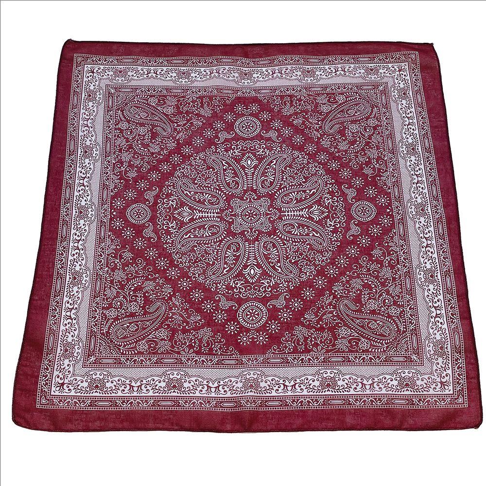 Women's Premium Versatile Small Square Scarf: Unique Paisley Design Head Cover & Neck Scarf