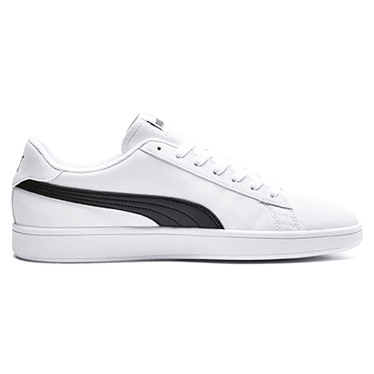 Puma Smash V2 Buck Casual Low-Top Sneakers Men sneakers Black White 365160-07