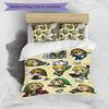 3pcs Cartoon Z-Zeldas pattern bedding set duvet cover set includes duvet cover &pillowcases, perfect all season bedroom decoration & gift