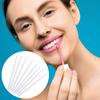 NOLITOY Disposable Lip Makeup Glossy Nylon and Makeup Cosmetic Travel 100-Piece Brushes, Tools, White, Portable, Plastic, Multi-Function, Remover,