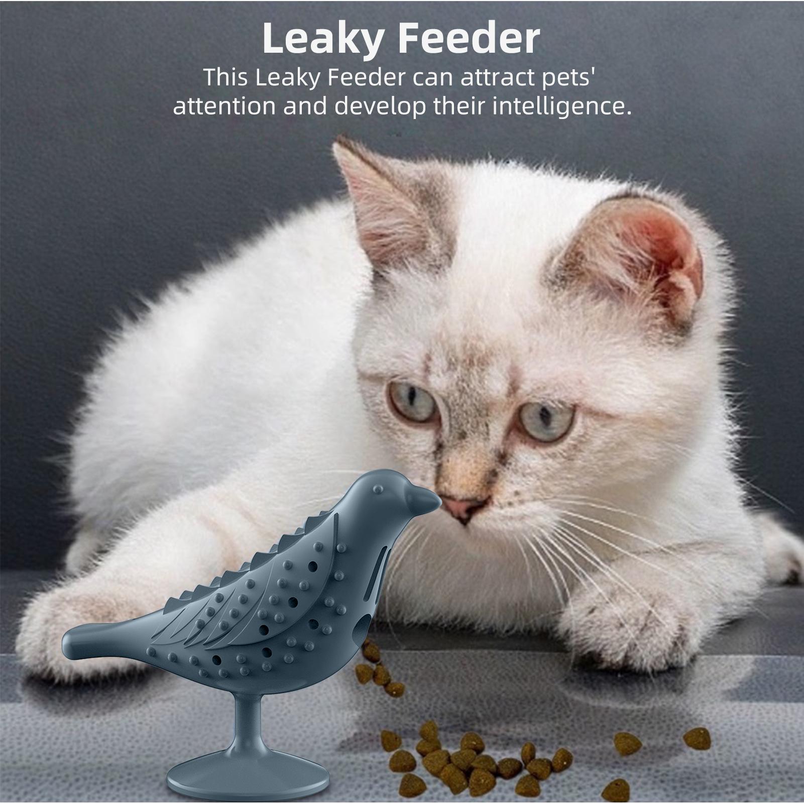 

Корм для кошек, дырявая кормушка, интерактивная игрушка для домашних животных, дозатор лакомств для домашних животных, игрушка-головоломка для стимуляции кошек