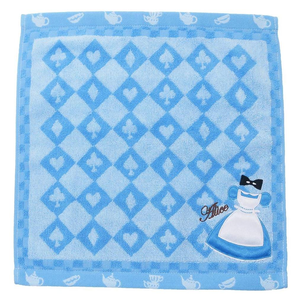 Marushin Disney Alice in Wonderland Hand 34 x 36 Alice 2005087900 Towel, cm, Dress, 100% Cotton,