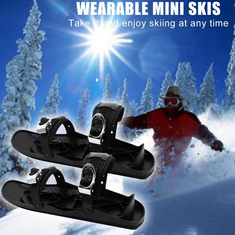 Mini-Ski-Skates Schneeschuhe Skier Snowboards Schnee-Kurzbrett Snowboard-Schuhe Verstellbare Bindungen Skischuhe Snowboard