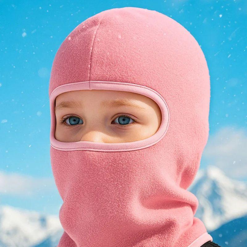 Winter Warm Kinder Gesichtsbedeckung Winddicht Verdickt Polarfleece Radfahren Sturmhaube Maske Thermisch Schnelltrocknend Atmungsaktiv Skifahren Gesichtsmaske
