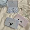 With Mirror Cute Cat Large Capacity Contact Lens Case Travel Contact Lenses Case Soak Container Lenses Box for Beauty Pupil