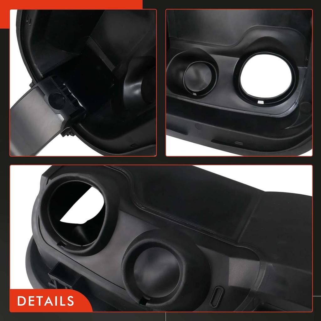 84745944 Fuel Tank Filler Pipe Housing Fit For Chevy Silverado 1500 -2025 Only Fit Chevrolet Gas 6.6 FT Bed, Gas Cap Fuel Door Pocket Assembly W/Fuel