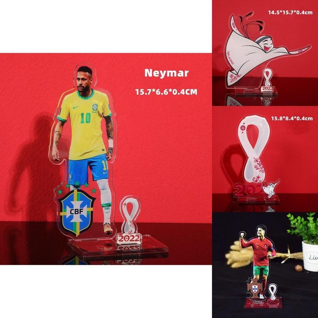 Mascotă Logo Vedetă Fotbal Jucărie Acrilică Handmade Perfectă Pentru Fanii Lui Neymar Messi Și Ronaldo