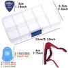 Guitar Accessories Kit - 30pcs Pick & 10-Grid Storage Box 4pcs Finger Protectors & Capo for Acoustic, Electric Guitar & Ukulele