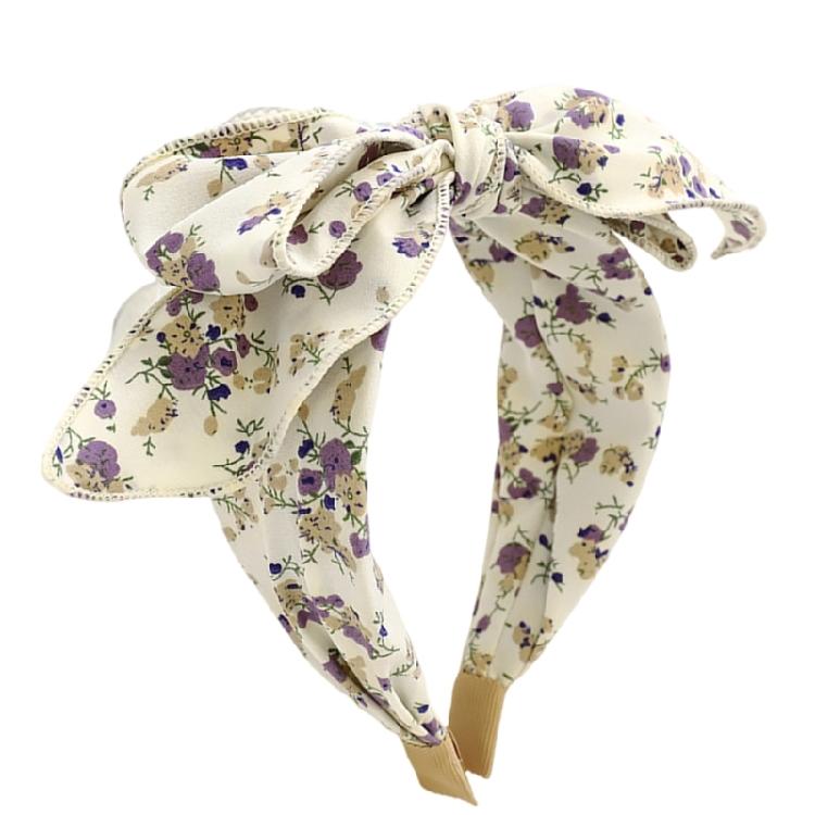 

Creative Headbands Flower Hairpieces Bows Hair Ornament Office Wear Hair Accessory Ensuring Comfort And Durability білий