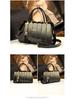 Luxuriöse 2025 Stilvolle Patchwork-Handtasche: Vielseitige Damen Umhängetasche & Mom Bag aus echtem Leder