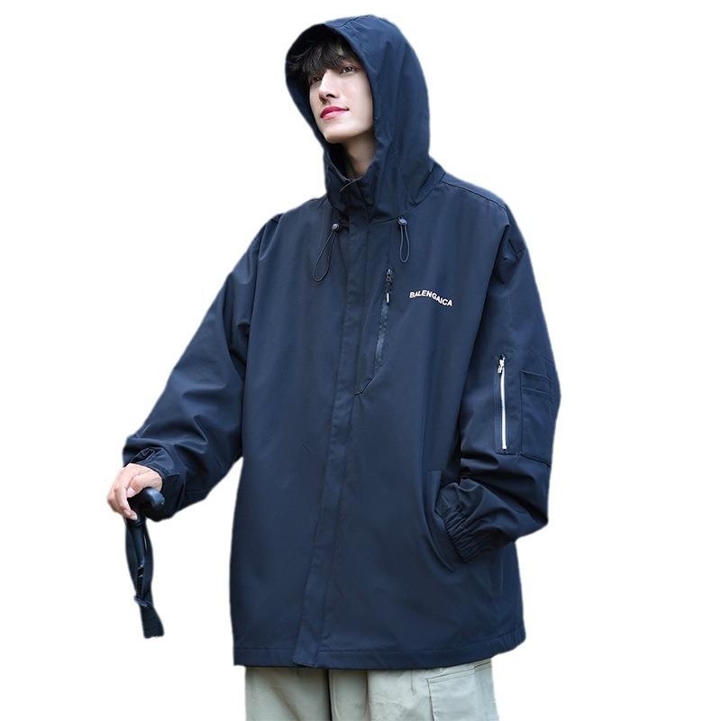 Men's Jacket Spring and Autumn New Trendy Brand Loose Jacket