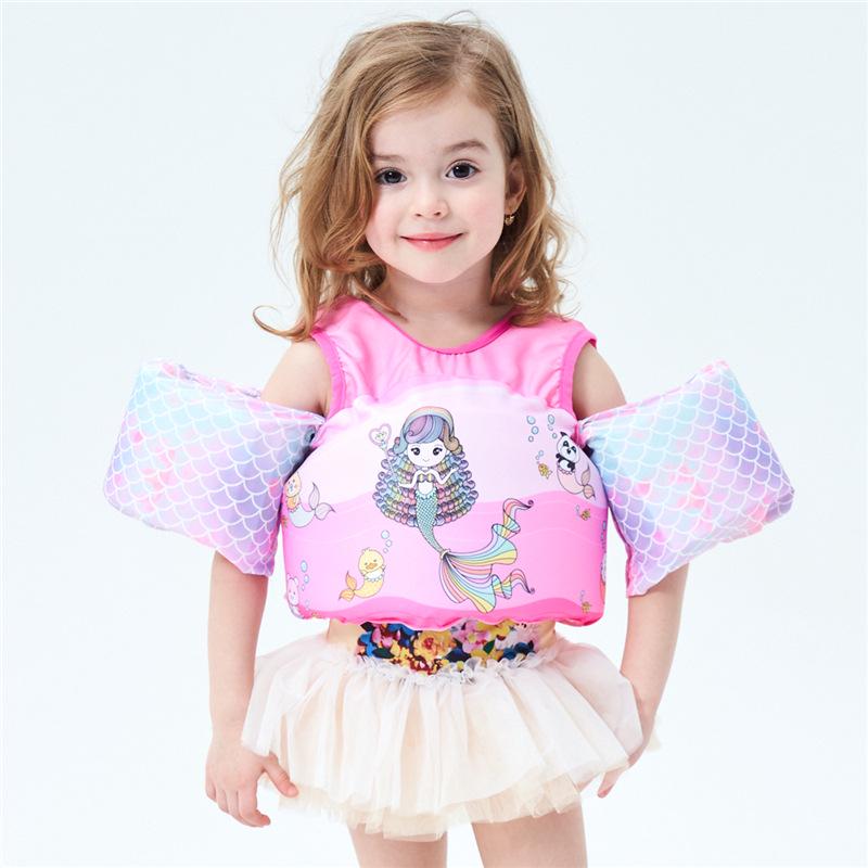 

Cartoon Kids Life Jacket & Flotation Suit with Arm Foam