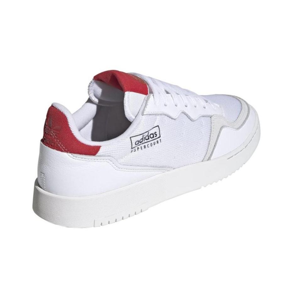 adidas Supercourt Blanc Écarlate Baskets Homme Blanc Nuage EF5881