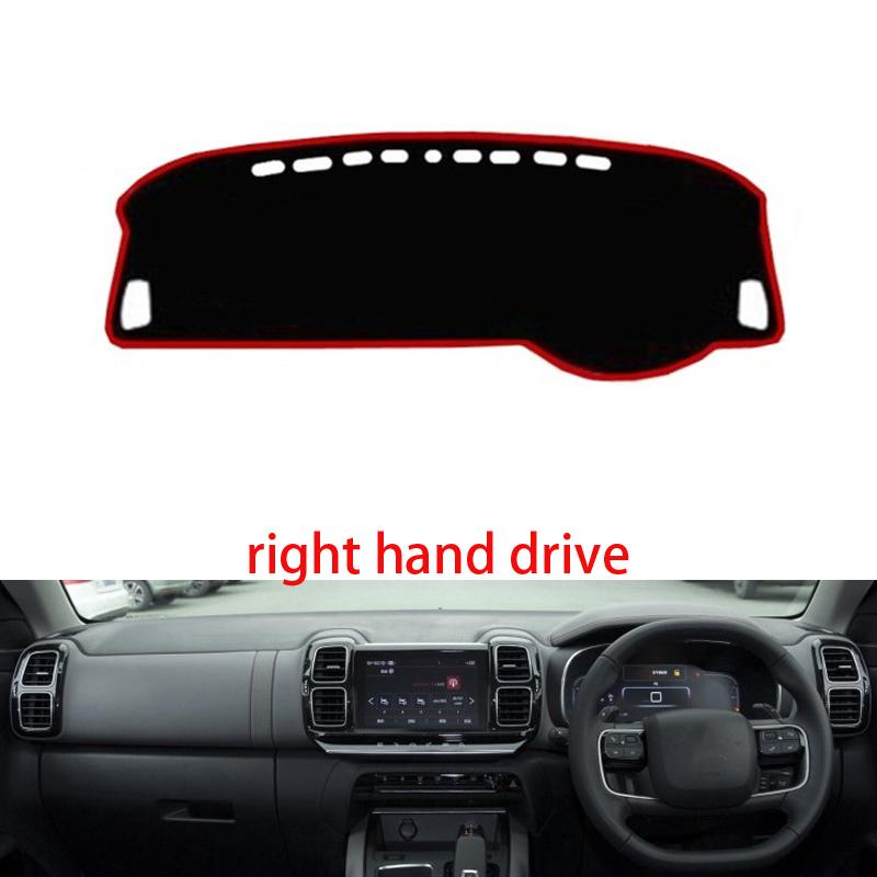 

Для CITROEN C5 AIRCROSS 2017 2018 2019 Автомобільні Накладки на Панель Приладів Килимок Тіньовий Подушка-Підкладка Килими Аксесуари для Правого та Лівого Керма Red Edge