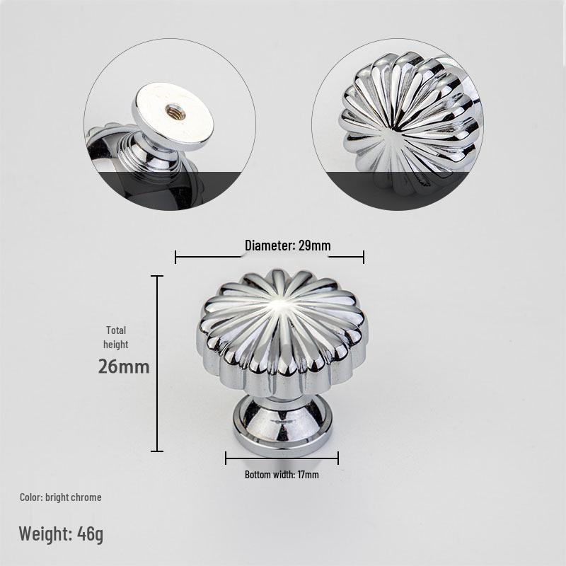 Gold European Modern Kitchen Cabinet Handle