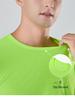 Unisex Quick-Dry Short Sleeve Running T-shirt - Solid Color Sportswear