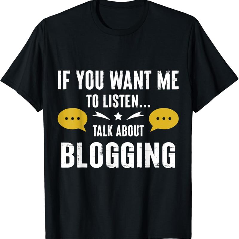 Vintage Retro Style Design for Blogging lover Blogger T Shirt S