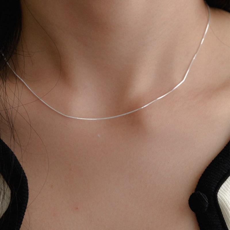 

GETMEBLING SQUARE CHAIN NECKLACE ONE(N436)