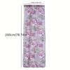 Peony Curtain Hanging 100x200cm Sheer Voile Door Window Room Divider Elegant Valance For Living Room Bedroom Luxury Home Decor Upgrade High Quality