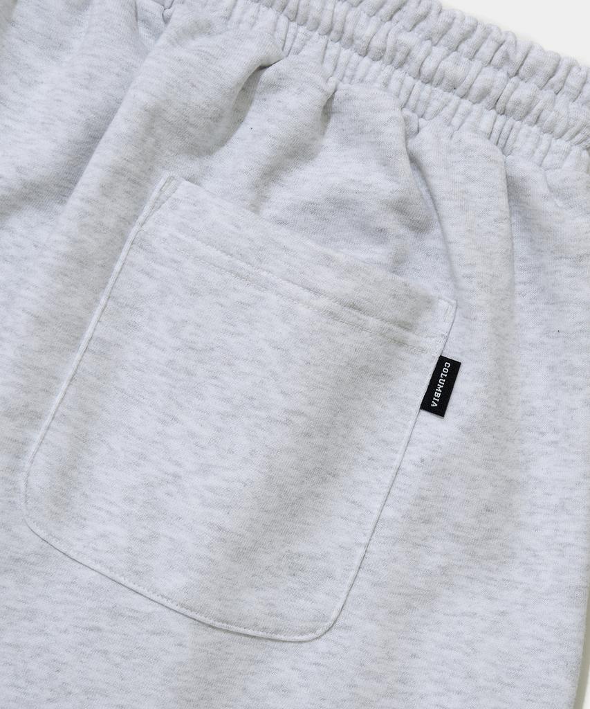 COLUMBIA UNIVERSITY Nyc Emb Pintuck Terry Sweatpants_Light Melange Gray