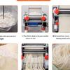 Hongchao Electric Noodle Press: Small Stainless Steel Automatic Machine for Household & Commercial Dough Rolling.