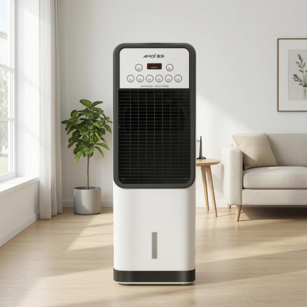 Oscillating Air Chiller with Heater | Builtin Timer, waterbased Remote Control, for