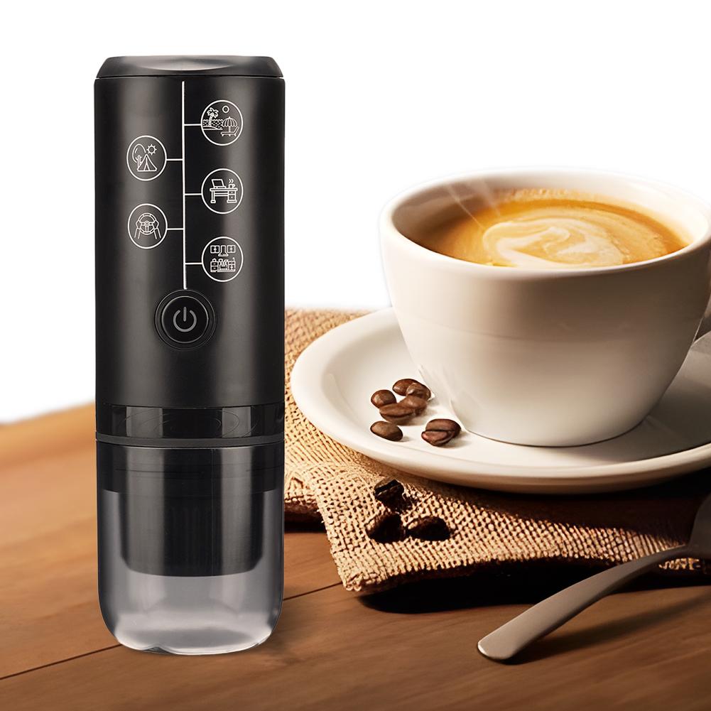 2-in-1 Portable Coffee Maker Multifunctional Coffee Brewing Machine Wireless Coffee Maker for Travel Caravan Hiking