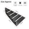 Quarter Window Louver Trim Cover for Chevrolet Camaro 2017-2026 2026 Rear Window Spoiler Panel Car Styling Exterior Accessosries
