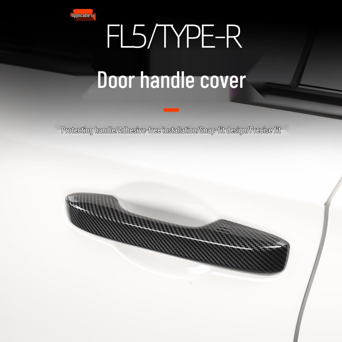 

Car Door Handle Protector for 11th Gen Civic, Accord, Haoying, HRV - Modified Exterior Accessory Gloss Black