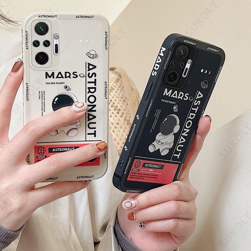 For Xiaomi Redmi Note 10 11 12 13 14 Pro 5G 13 Plus 11S Poco X5 X6 F6 13T 11T Pro 13C 14 4G Redmi K70E Astronaut TPU Case Cover