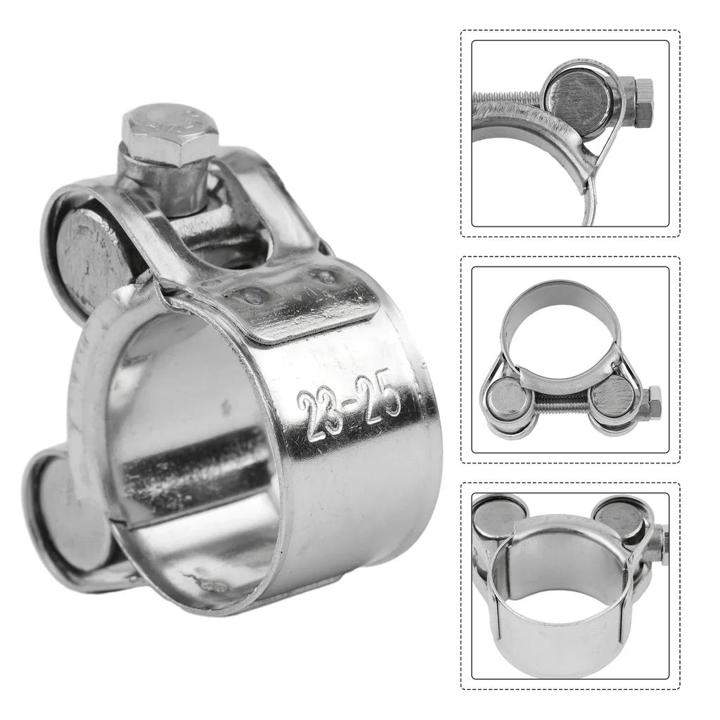 1pc Hose Clamps Clips Stainless Steel Heavy Duty T Bolt Exhaust Mikalor Type 1-50 Heavy Duty Clamp Silicone Rubber Exhaust Pipe