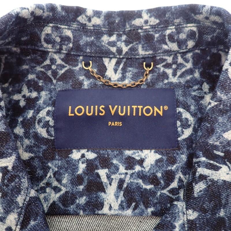 LOUIS VUITTON  54 Denim Jacket blue/Indigo cotton/Polyurethane mens