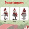Tabletop Ornaments Christmas Bird Figurines with Hat Festive Bird Statue  Home Mantel