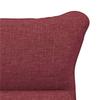 Armchair Burgundy 69 X 74 X 93 Cm Fabric and Plywood