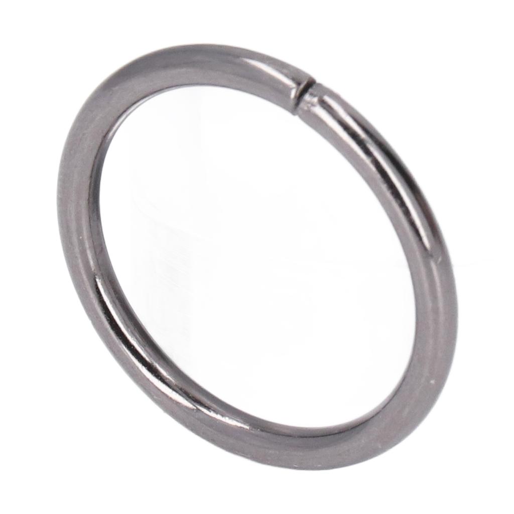 50Pcs Metal Rings Sturdy   Rustproof Exquisite Wide Application Metal O Rings for Clothes Bag Backpack