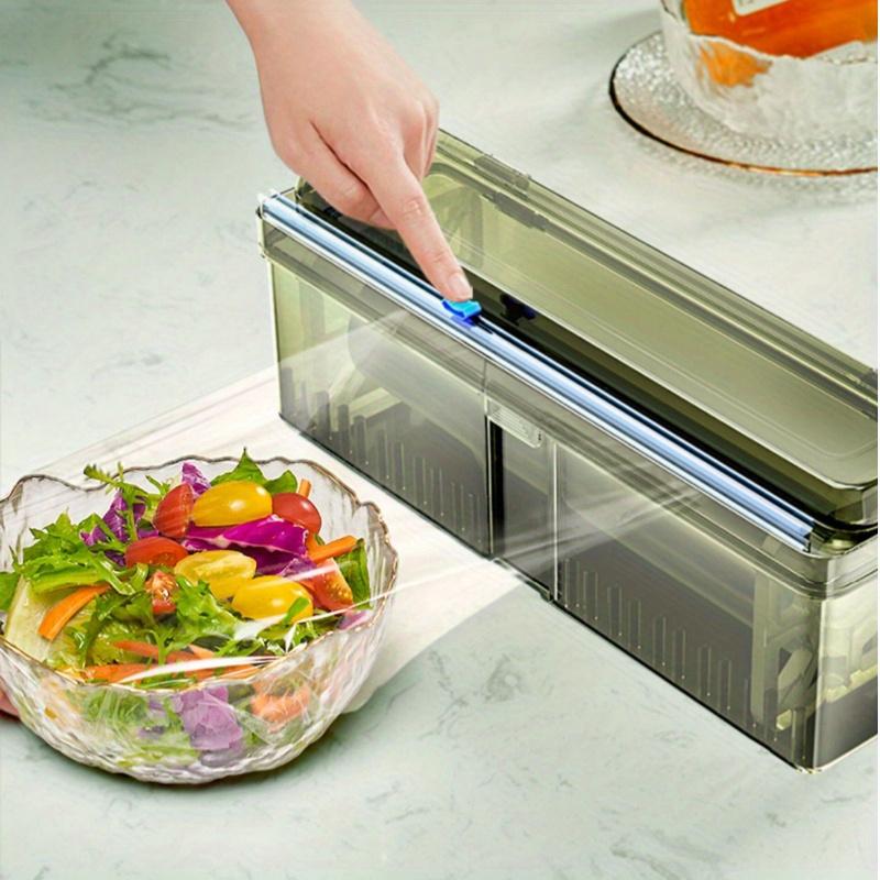 Plastic Food Cling Wrap Dispensers Foil Holder Kitchen Storage Accessories Utensils Aluminum Foil and Film Dispenser