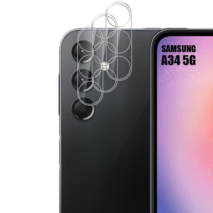 Protection caméra en verre trempé pour samsung galaxy a24 - booling - lot de 3