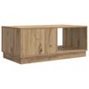 Artisan Oak Coffee Table 90 X 50 X 37 Cm Engineered Wood