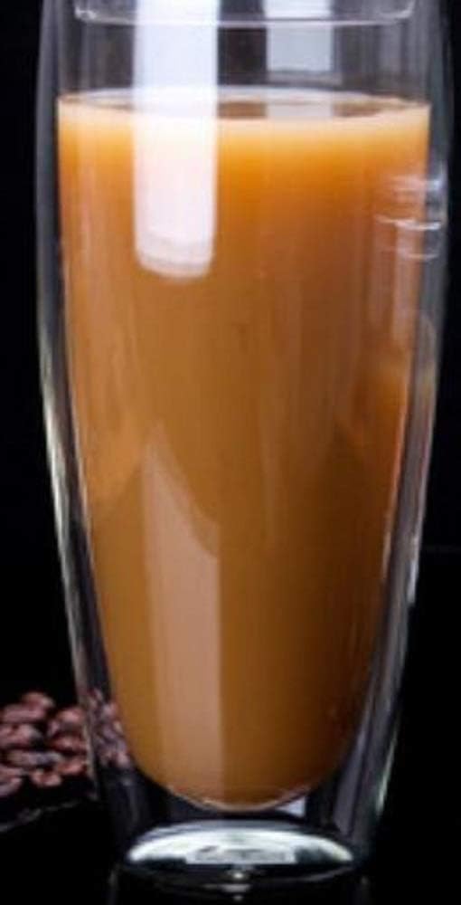Morningplace Double-Walled Glass Tumbler, Double-Walled, Heat-Resistant Cup (600ml, Set of 2)
