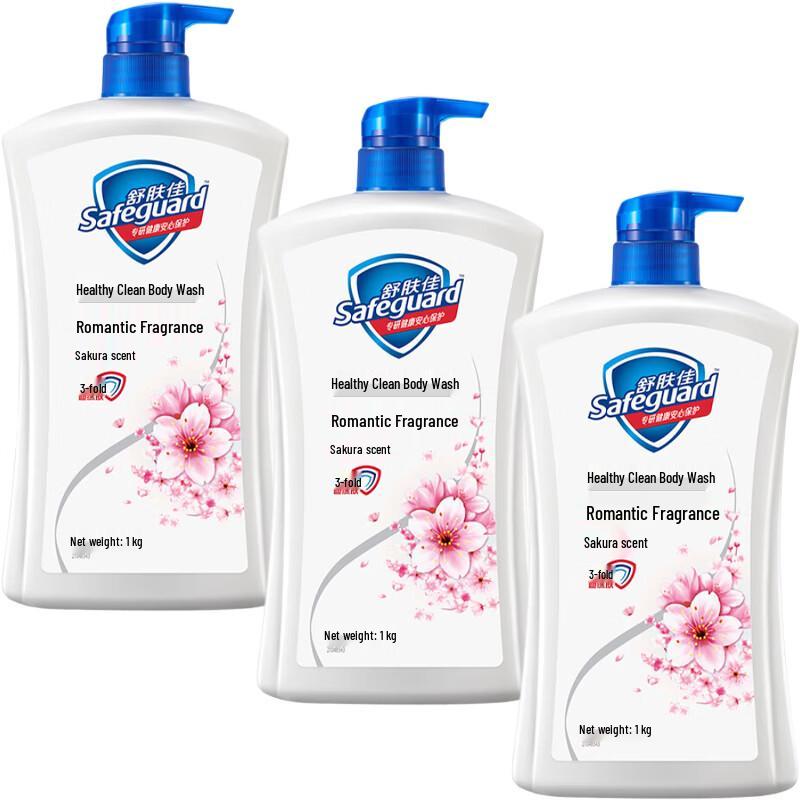 Safeguard Healthy Purifying Cherry Blossom Shower Gel
