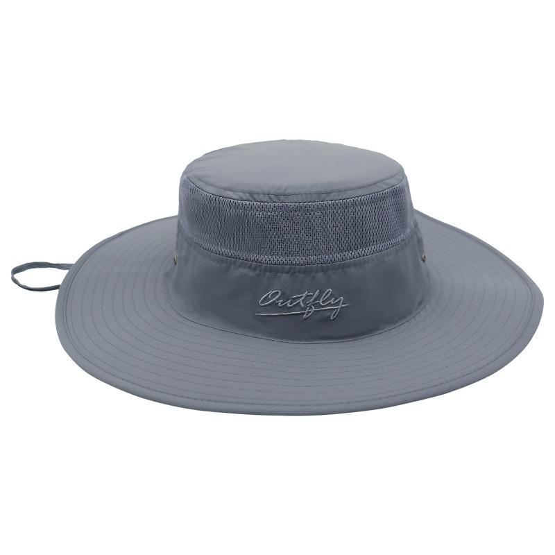 Outdoor hat sunscreen bucket hat basin hat spring and summer men's and women's big edge hat UV protection sun hat