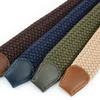 Versatile Denim Belt For Men Women Stretch Woven Braided Belt Junior Casual Jeans Pants Golf Belt Canvas Belt