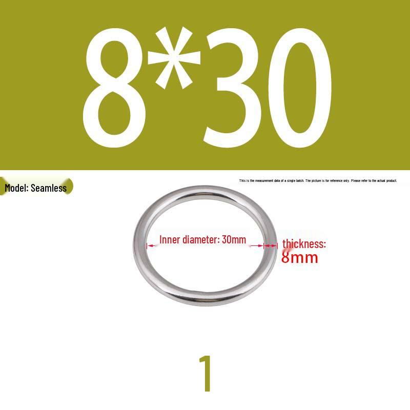 304 Stainless Steel Seamless O-Ring for Lifting and Hammock Yoga Connection